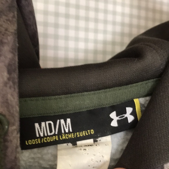 Mens Under Armour Mossy Oak Hoodie - Picture 2 of 3